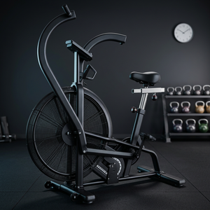 Vélo d'exercice commercial à résistance par ventilateur, peu encombrant, idéal pour mini-studio de fitness - Product Image 4