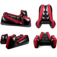 Canapé gonflable pour l'extérieur, coussin d'air tissé, fauteuil pour le camping et la nuit, pour les couples