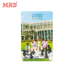 酒店门锁非接触式卡13.56Khz MIFARE经典EV1门禁RFID智能酒店卡 - Product Image 1