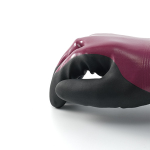 Gants de travail certifiés EN388, 13 jauges, haute adhérence, respirants, en polyester tricoté, enduits de nitrile, gants de sécurité - Product Image 4