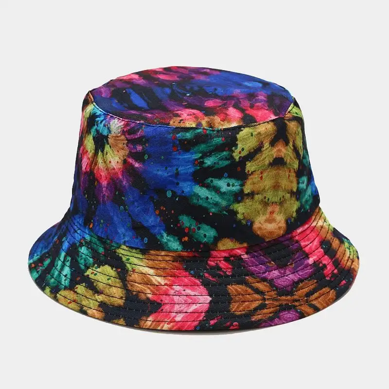 Design Oem Odm Sunscreen Unisex Tye Dye Fish Cap Design Ladies Hats Head Caps For Men