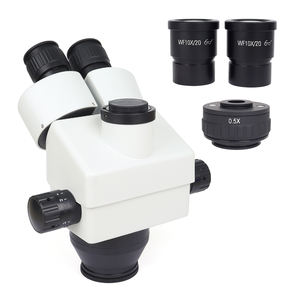 <span class=keywords><strong>Microscope</strong></span> numérique biologique USB SANQTID TD-7045P avec objectif stéréo zoom trinoculaire, éclairage annulaire LED 56, IP55 - Product Image 4