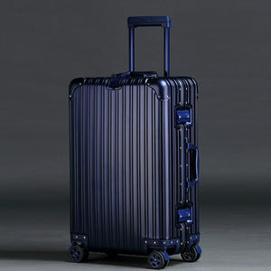 ハイクラス 純アルミニウム-マグネシウム ラゲッジケース メタリック アルミニウム スーツケース スピナーホイール付き 有名デザイン 機内持ち込み トロリーバッグ - Product Image 4