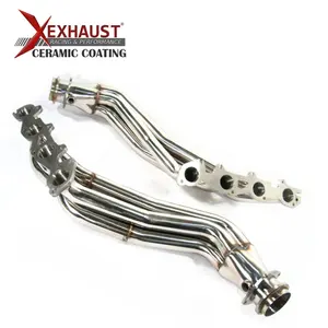 Revêtement céramique inoxydable tuyaux d'échappement collecteur d'échappement collecteurs d'échappement pour CHRYSLER 300C 5.7L HEMI V8 05-11