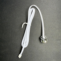 Interrupteur tactile encastré pour meuble intelligent, miroir rond lumineux, variateur de lumière tactile, capteur marche/arrêt pour armoire et placard