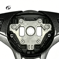 Volant de direction personnalisé en fibre de carbone véritable pour BMW E63 E60 M5 E61 E64 525i 530 630 650 Série 5 Série 6