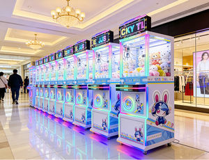 Machine à griffes en métal sur mesure pour peluches, distributeur de jouets en peluche avec fonctionnement à pièces, prise en charge de l'anglais, garantie 1 an - Product Image 2