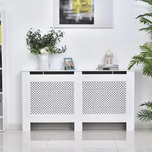FENGHUANG-cubierta de radiador de Mdf, paneles blancos - Product Image 1
