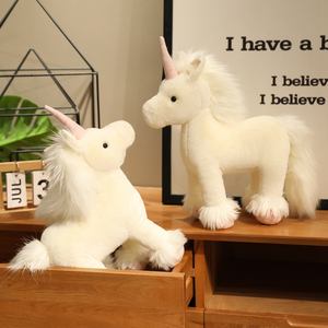 Unicorno Bianco dei Sogni, <span class=keywords><strong>Peluche</strong></span> Super Morbido con Imbottitura in Cotone PP, 40cm, Regalo per Bambini Unisex, Marca MEIWEN, Design Personalizzabile - Product Image 5