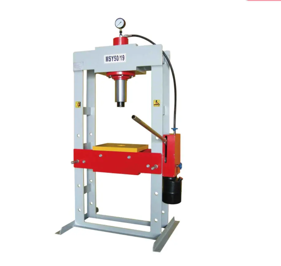 Msy50/19 हाथ संचालित हाइड्रोलिक प्रेस पावर प्रेस धातु शीट झुकने मशीन