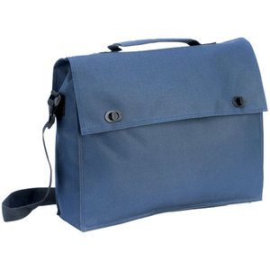 Bolsa para documentos azul marino 110x380x300, maletín de negocios con asa y correa - Product Image 1
