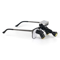 Loupes dentaires avec lampe frontale sans fil 5W portable avec filtre optique pour la chirurgie