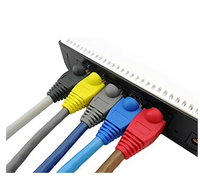 Cat6/Cat5-Netzwerkkabelstecker mit PVC-Kofferraum abdeckung RJ45-Stecker-PC-Gehäuse für sichere Kabel verbindung