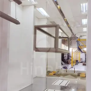 Robot spraying fully automatic powder painting line in China