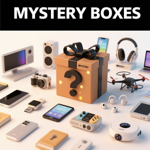 Mystery Box Elettronica: Smartwatch, Auricolari, Telefono, Visore VR, Laptop, Fotocamera, Controller Gaming - Scatola Regalo a Sorpresa Nera - Product Image 3