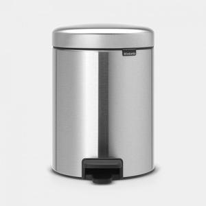 Cestino per Rifiuti Brabantia 5 L in Acciaio Inox con Pedale per Cucina - Product Image 1