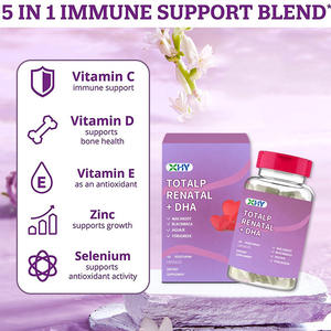 OEM etichetta privata nuovo <span class=keywords><strong>Dha</strong></span> supplemento olio di alghe capsula multivitaminica prenatale per le donne - Product Image 3