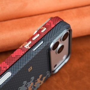 Business Carbon Fiber Texture Magnetic <b>Phone</b> Case for iPhone 17 15 16 Pro Max Wireless Charging Ultra Thin Protective Hard Cover - Product Image 5
