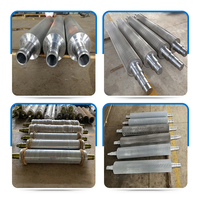 Acier allié de haute qualité a, b, c, b, c, d, e, f rouleau ondulé en métal de type facultatif rouleaux de cannelure ondulée