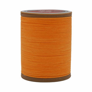 0.8mm Polyester örgü düz balmumu iplik yüksek mukavemetli Polyester dikiş ipliği el-dikili deri mumlu iplik - Product Image 5