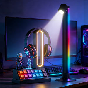 Barra de <span class=keywords><strong>luz</strong></span> inteligente RGB LED con control remoto, modos dinámicos, retroiluminación regulable para monitor, TV, pantalla de ordenador, <span class=keywords><strong>luz</strong></span> <span class=keywords><strong>nocturna</strong></span> decorativa para dormitorio - Product Image 4