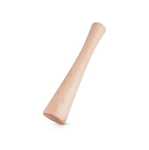 Nuovo arrivo cucina 12 pollici in legno massello cibo vegetale crauto fermentazione Pounder Yam aglio Masher Wood Tamper