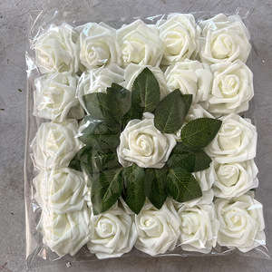 25 pièces de fleurs artificielles en mousse, roses, décoration de mariage DIY, fleurs pour la Saint-Valentin, bouquet de mariée - Product Image 6