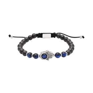 Pulsera de 7 <span class=keywords><strong>Chakras</strong></span> con Piedras Naturales para Yoga y Sanación, para Hombre, 8mm, Piedra de Lava, Mano de Hamsa, Ojo Turco, Elástica, con Cuentas, Joyería de Protección - Product Image 6