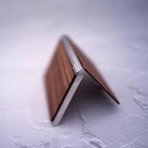 Porta biglietti da visita in legno con Logo personalizzato con incisione Laser - Product Image 5