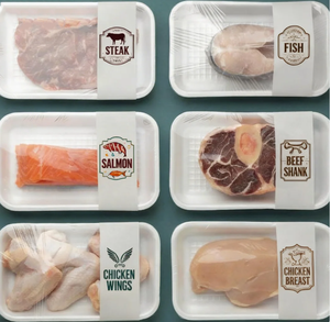 Etiqueta Adhesiva Sintética Personalizada para Empaque de Carne de Res en Rodajas, Grado Congelador, con Logotipo, para Cadena de Frío, para Proveedores - Product Image 5