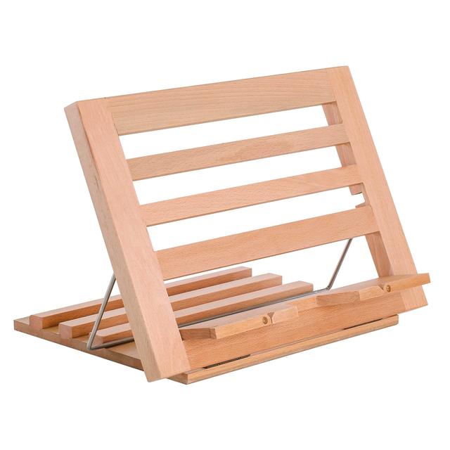 Wholesale Factory Direct Suitable Stand Wooden Reading Rack for Placing Tablets or Books