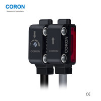 Capteur laser CMOS Coron GL1-T10 PNP NPN 0-3m IP67, capteur photoélectrique réfléchissant à faisceau traversant pour objets opaques, ligne d'emballage