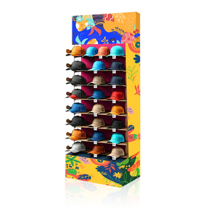 Tùy Chỉnh Các Tông Mũ Bóng Chày Sàn Pop Hiển Thị Đứng Các Tông Hat Hiển Thị Giá Đơn Vị Các Tông T-Shirt Quần Áo Hiển Thị - Product Image 1