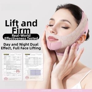 Banda de Levantamiento Facial en V para Contorno Facial - Reductor de Papada y Pliegues Nasolabiales, Gaine Visage Double Menton - Product Image 3