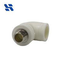 Raccord coudé mâle en laiton PPR haute résistance anti-âge pour conduite d'eau de construction
