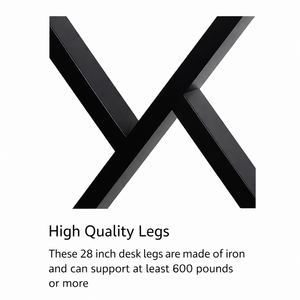 Patas de Mesa Cuadradas de Acero Inoxidable de Alta Resistencia y la Mejor Calidad - Fácil Instalación para Uso en Comedor/Cocina/Oficina EDPTBL000 - Product Image 6