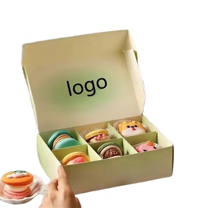 Boîtes d'emballage en carton pliables pour biscuits, gâteaux, donuts, en papier <span class=keywords><strong>alimentaire</strong></span>, personnalisées, en gros, nouvelle collection 2026, avec logo - Product Image 6