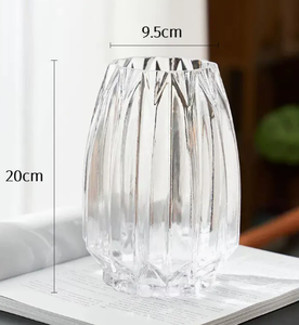 Nordic Luxury Glass <strong>Vase</strong> Transparent Living Room <strong>Flower</strong> Decoration <strong>Flower</strong> <strong>Vase</strong> - Product Image 3