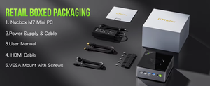 Nuevo Mini PC para Juegos GMKtec Oculink M7 AMD <span class=keywords><strong>Ryzen</strong></span> <span class=keywords><strong>7</strong></span> <span class=keywords><strong>PRO</strong></span> 6850H con SSD, 2xUSB4, 2xDDR5, 2x2.5G LAN, WiFi6, Windows 11 - Product Image 6
