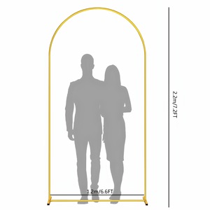 Arco Metallico <span class=keywords><strong>per</strong></span> Matrimoni, Ingresso con Fiori e Palloncini, Sfondo <span class=keywords><strong>per</strong></span> Cerimonie e <span class=keywords><strong>Feste</strong></span>, Accessori <span class=keywords><strong>per</strong></span> <span class=keywords><strong>Feste</strong></span> - Product Image 6