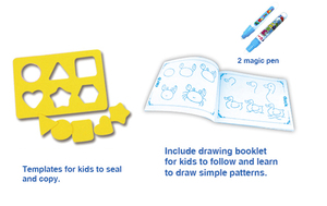 Juguete educativo 78*78cm de agua grande <span class=keywords><strong>dibujo</strong></span> lona mat de tela reutilizable aqua doodle estera para niños - Product Image 2