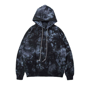 High Quality Unisex Oversized Acid Wash Distressed Winter Breathable <b>Lined</b> Hoodie Puffer <b>Jacket</b> for Men - Product Image 1