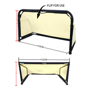 En748 tujuan sepak bola biru dan putih/hitam dan putih 5 * 3FT elastis jaring heksagonal peralatan lapangan - Product Image 4