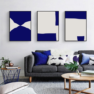 Pannello Decorativo per Casa, Quadro Astratto Semplice Bianco e Blu, Stampa su Tela, Arte Murale Naturale, Dipinto di <span class=keywords><strong>Natura</strong></span> Morta - Product Image 3