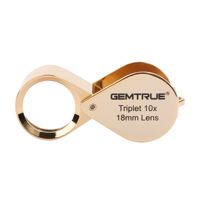 Loupe diamant professionnelle à lentille de diamètre 18mm, loupe 10x boucle de verre en pierre précieuse ample
