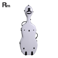 Étui rigide en fibre de verre pour violoncelle de haute qualité, résistant aux chocs, protection renforcée, sac pour violoncelle 4/4 Rm SUN 04-CL
