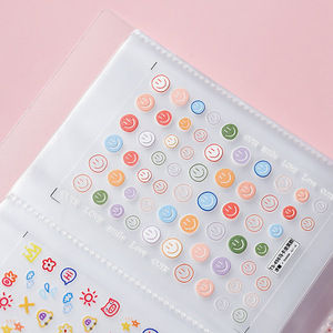 Low Priced 3D Double Sided Square Shape Eco-friendly Plastic Nail <b>Sticker</b> Decal Album <b>Book</b> 80 Slots <b>Collection</b> Nail Art Storage - Product Image 6