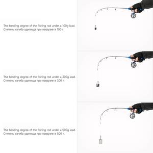 SNEDA Ensemble de pêche hivernale complet 3 cannes interchangeables sensibles <span class=keywords><strong>pour</strong></span> la pêche sur glace Ensemble de voyage portable transfrontalier - Product Image 3