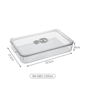Dumpling And Wonton Storage Box With Lid Multi Layer Food Container For Refrigerator Transparent Rectangle Shape - Product Image 5