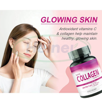 Compléments de collagène marin hydrolysé en vrac OEM, L-glutathion, vitamine C, biotine, comprimés de super collagène personnalisés pour les soins des cheveux et de la peau